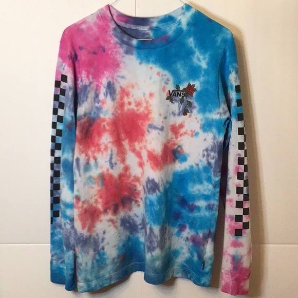 Vans Tops - VANS HAND CRAFT TIE DYE  LONG SLEEVES T-SHIRT SZ M